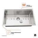 Ver imagem 3 de Cuba para Cozinha Gourmet Inox Workstation com Acessórios Jarauara Pingoo.casa - Prata