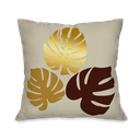 Ver imagem 2 de Kit com 4 Capas para Almofadas Decorativas Dourado Tropical