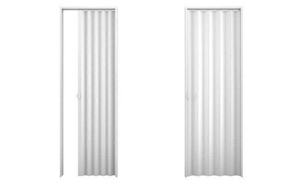 Porta Sanfonada de PVC Plasbil 210 x 90.cm Branco