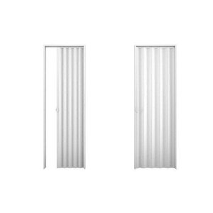 Porta Sanfonada de PVC Plasbil 210 x 90.cm Branco