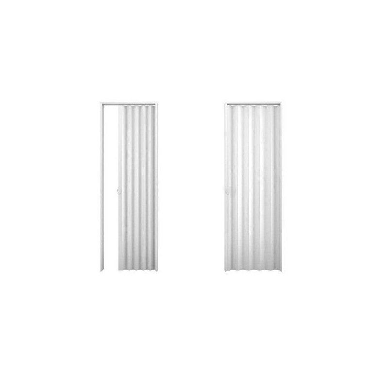 Porta Sanfonada de PVC Plasbil 210 x 90.cm Branco