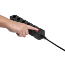 Ver imagem 4 de Regua Tomada Filtro De Linha Protetor Eletronico Energia Intelbras Epe 205 5 Tomadas Preto