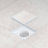 Ralo Oculto Astra ABS 15x15 Branco - 1