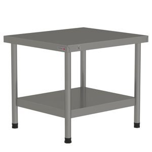 Pro Cavalete 60 - Mesa para Fogão Profissional Progás A60xL61xP69cm - Tampo e Paneleiro em Aço Inox 