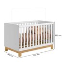 Ver imagem 6 de Berço Mini Cama Infantil Mdp-mdf Q Encanto Slim Branco