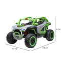 Ver imagem 6 de Carrinho Carro Elétrico Infantil Grande Jipe Off Road 4x4 Utv com Controle Remoto