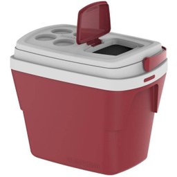 Caixa Térmica Soprano Tropical 28.L Vermelha - 2 Caixa Térmica Soprano Tropical 28.L Vermelha - 2