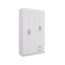 Ver imagem 7 de Guarda-roupa Solteiro 4 Portas 2 Gavetas Treviso 104 Móveis Doripel