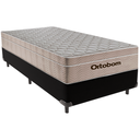 Ver imagem 1 de Cama Box Solteiro Preto+colchão Airtech Molas Ortobom