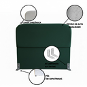 Ver imagem 3 de Cabeceira de Cama Box Queen 160cm Orgânica Verde - Veludo