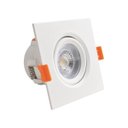 Ver imagem 7 de Spot LED Embutir Quadrado 9W Branco Quente 3000k Branco Orientável Bivolt Opus 87555 Eco ST3322