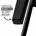 Ver imagem 6 de Kit 8 Cadeiras de Jantar Floripa Madeira Preta Courino Preto