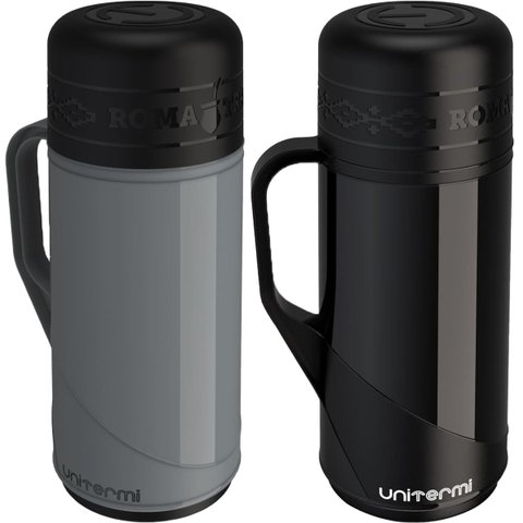 Kit 2 Garrafa Térmica Mesa Roma Tradição Café com Leite 1l