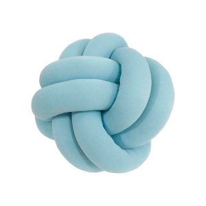 Almofada Nó Scandinavo Decoração Várias Cores Disponíveis:Azul Claro