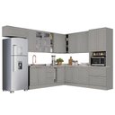 Ver imagem 1 de Cozinha Modulada Americana 01 Cinza - Henn