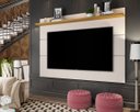 Ver imagem 2 de Painel para Tv Vivare 1.8 Off White com Nature - Germai Móveis