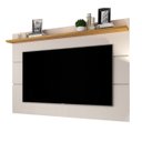 Ver imagem 1 de Painel para Tv Vivare 1.8 Off White com Nature - Germai Móveis