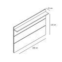 Ver imagem 5 de Painel para Tv Vivare 1.8 Off White com Nature - Germai Móveis