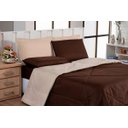 Ver imagem 1 de KIT CASAL TERNURA QUEEN 6 PEÇAS:TABACO COM AVELÃ