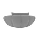 Ver imagem 5 de Caminha Pet Poltrona Golden 78cm Veludo Cinza Claro - Sallar Home