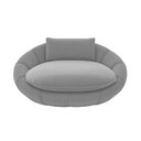 Ver imagem 1 de Caminha Pet Poltrona Golden 78cm Veludo Cinza Claro - Sallar Home