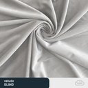 Ver imagem 3 de Caminha Pet Poltrona Golden 78cm Veludo Cinza Claro - Sallar Home