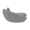 Ver imagem 6 de Caminha Pet Poltrona Golden 78cm Veludo Cinza Claro - Sallar Home
