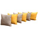 Ver imagem 1 de Capas de Almofadas Decorativas 6 Unidades Com Ziper:KCT06103