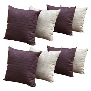 Capas de Almofadas Decorativas 8 Unidades Com Ziper:KCT0897