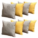 Ver imagem 1 de Capas de Almofadas Decorativas 8 Unidades Com Ziper:KCT08103