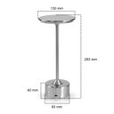Ver imagem 7 de Luminária de Mesa Touch Candeeiro LED sem Fio Recarregável Grande Prata