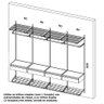 Guarda Roupa Closet Aramado Modulado Gaveta Mdf 2,50m Pt - 2