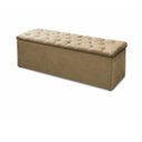 Ver imagem 3 de Cabeceira Mais Calçadeira Baú Recamier Divã Casal King 195cm para Cama Box Sofia Suede