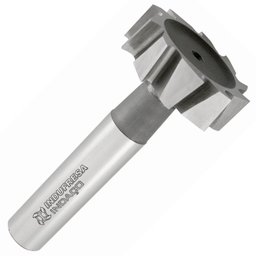 Fresa para Rasgo de Chaveta Haste Cilíndrica, Dentes Cruzados Tipo Woodruff - Med. 32,5 X 10,0mm - D - 1