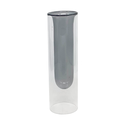 Ver imagem 1 de Vaso de Vidro Duplo Transparente e Cinza