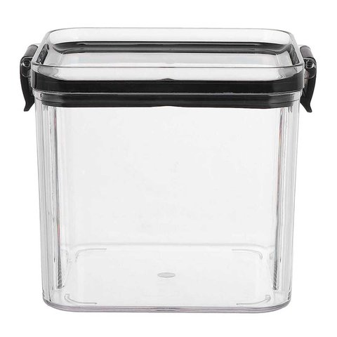 Pote Hermetico Tampa Kit 2 Uni Conserva Tempero Mantimento Alimento Cozinha Armario Multiuso Resiste