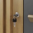 Ver imagem 5 de Armário Multiuso para Área de Serviço 2 Portas Stella I01 Carvalho Grafite Clique Chique