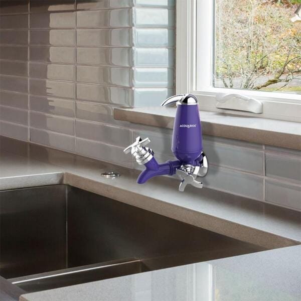 Torneira com Filtro Colors Fixa Quadriseta Roxa CR - 2