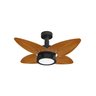 Ventilador de Teto Aspen LED Venti-delta 6000k Preto 4Pás Freijó 220V+Controle - 2