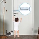 Ver imagem 6 de Ferrolho Trinco Tarjeta Fecho Chato para Porta Janela Portão 5,5cm Zincado | Silvana | Kit 04 Un