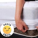 Ver imagem 4 de Capa Protetor De Colchão Viuva Impermeável 100% Algodão BF Colchões