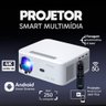 Projetor Smart 4k Portátil: Cinema em Casa com Imagem Perfeita e Som Imerssivo - 4