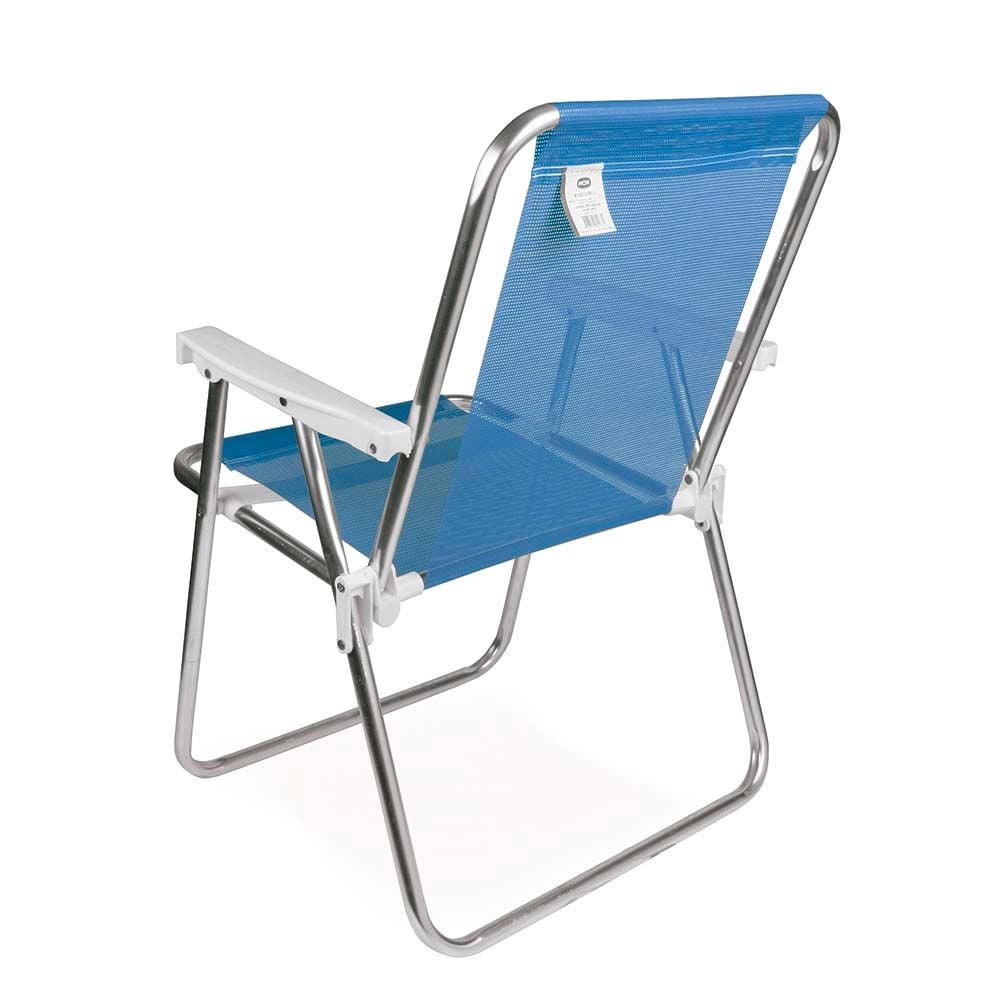 Cadeira Alta Alumínio Azul - 2