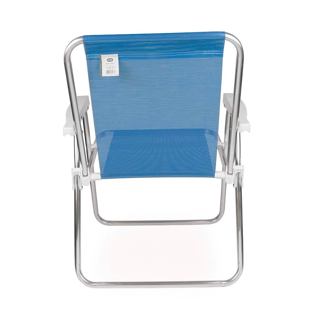 Cadeira Alta Alumínio Azul - 4