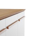 Ver imagem 5 de Buffet Aparador Atta Quatro Portas com Pés de Madeira