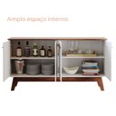 Ver imagem 4 de Buffet Aparador Atta Quatro Portas com Pés de Madeira