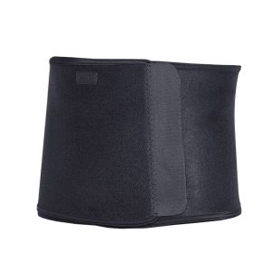 Cinta Faixa Abdominal Kestal KSN014 Térmica Elástica Compressão Ajustável Preta Correção Postural