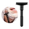 Aparelho Barbear Homens Preto Fosco 6 Lâminas Ajustáveis Luxo Metal Barba Rosto Bigode Pelo Estilo V - 3