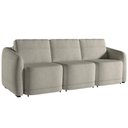 Ver imagem 1 de Sofá Cama para Sala de Estar 3 Lugares 276cm Montserrat K01 Bouclê Bege - Lyam Decor