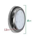 Ver imagem 2 de LED Piscina Ø80MM 9W Cromado Luz Azul + Fonte 2A ST1849